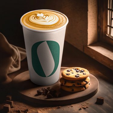 Cold Cookie Caramel Campfire Latte