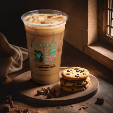 Ice Cookie Caramel Campfire Latte